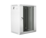 LANBERG Szafa instalacyjna wisząca 19'' 15U 600X450mm szara (drzwi szklane) WF01-6415-10S - 455396 - zdjęcie 3